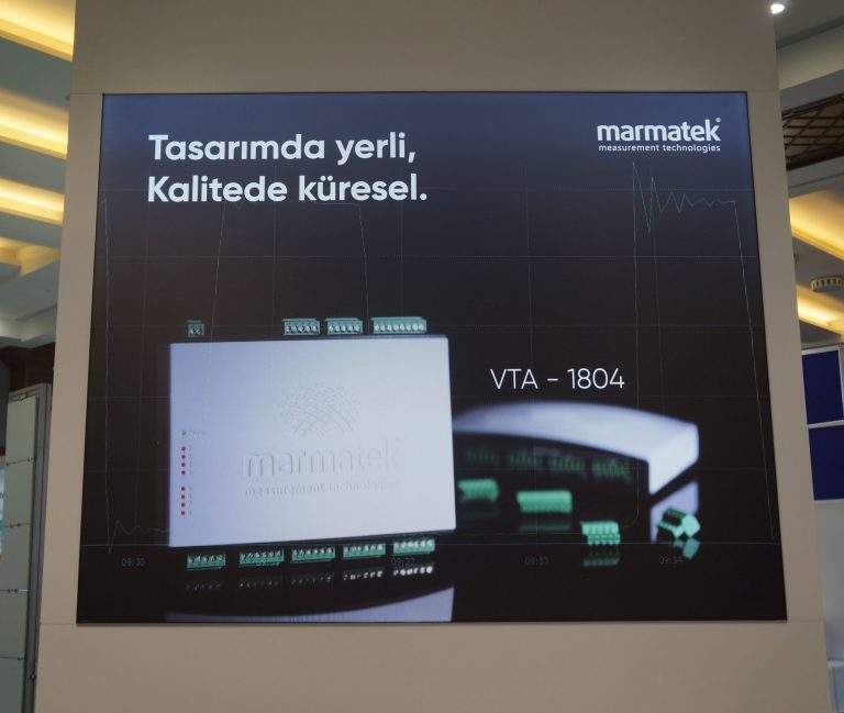 2018 Otomotiv Test Fuarı'nda Marmatek standından bir kare