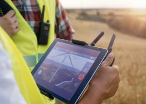 Drone ile saha çalışması